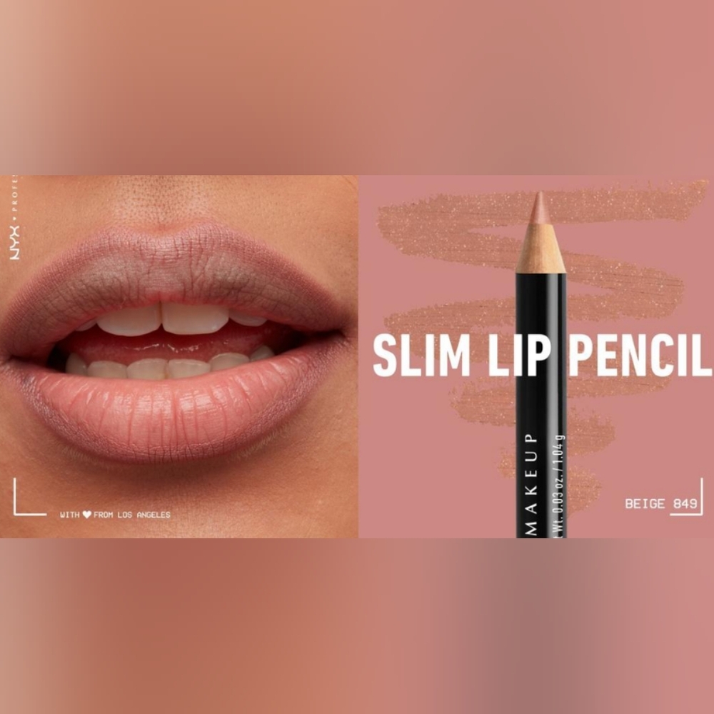 NYX Slim Lip Pencil Long-Lasting Shade: Beige 🆕 - Picture 3 of 4